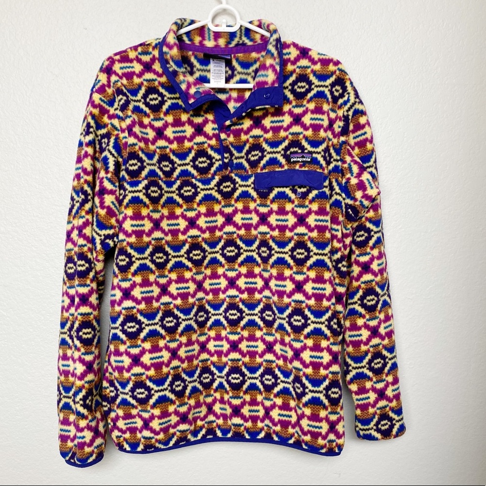 Patagonia Womens Large Patterned Pullover